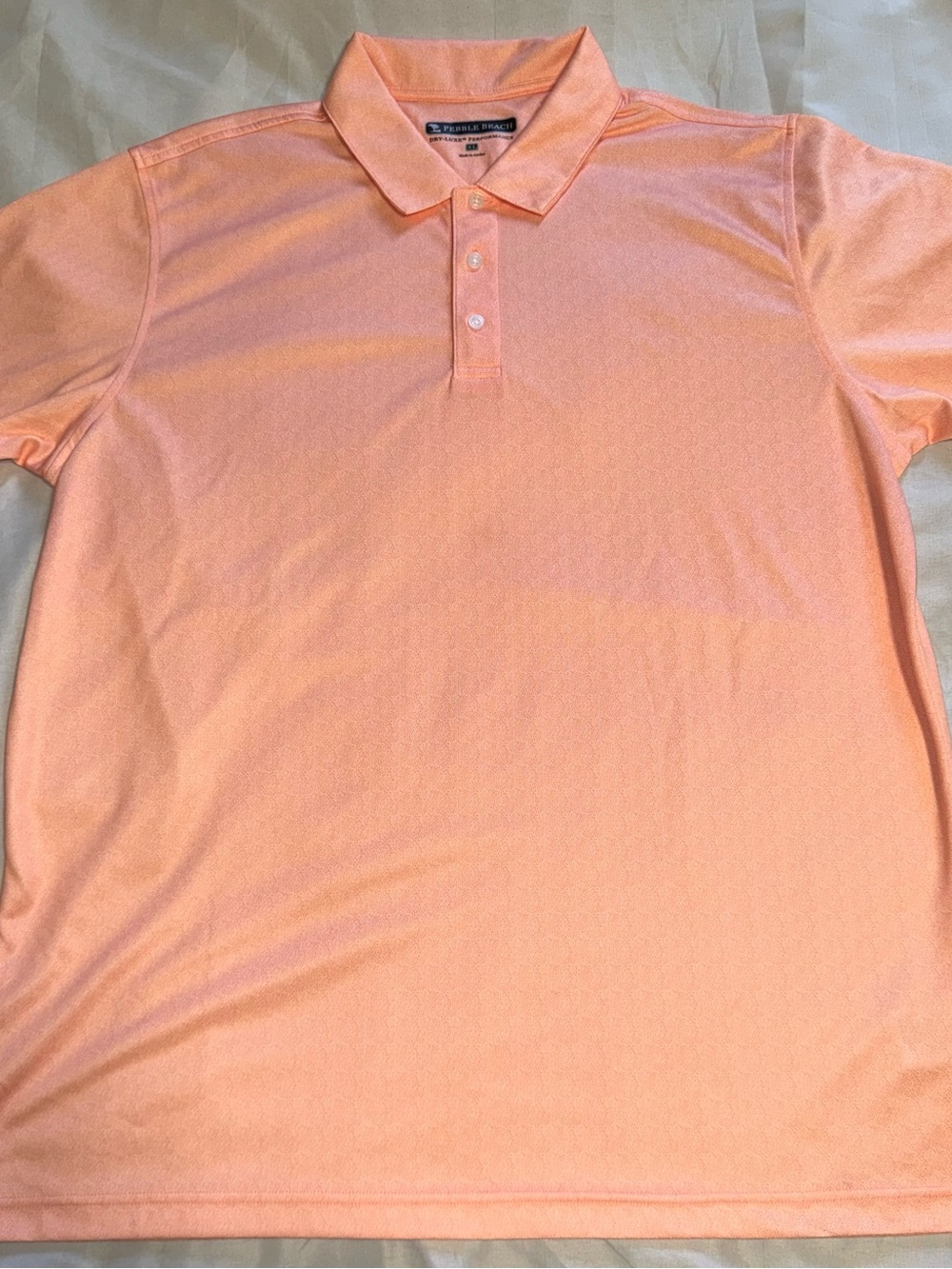 Pebble Beach/Golf Polo/Dry Luxe/Polo Shirt/ Men Size XL/New